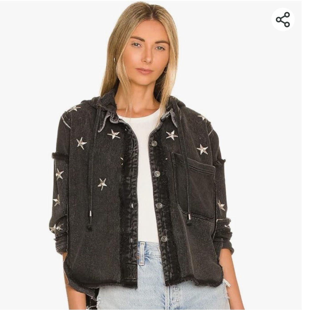 Beyond the Stars Hooded Trucker Jacket